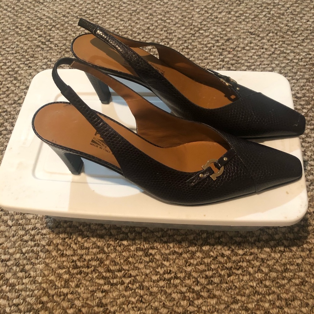 Ferragamo sexy black heels